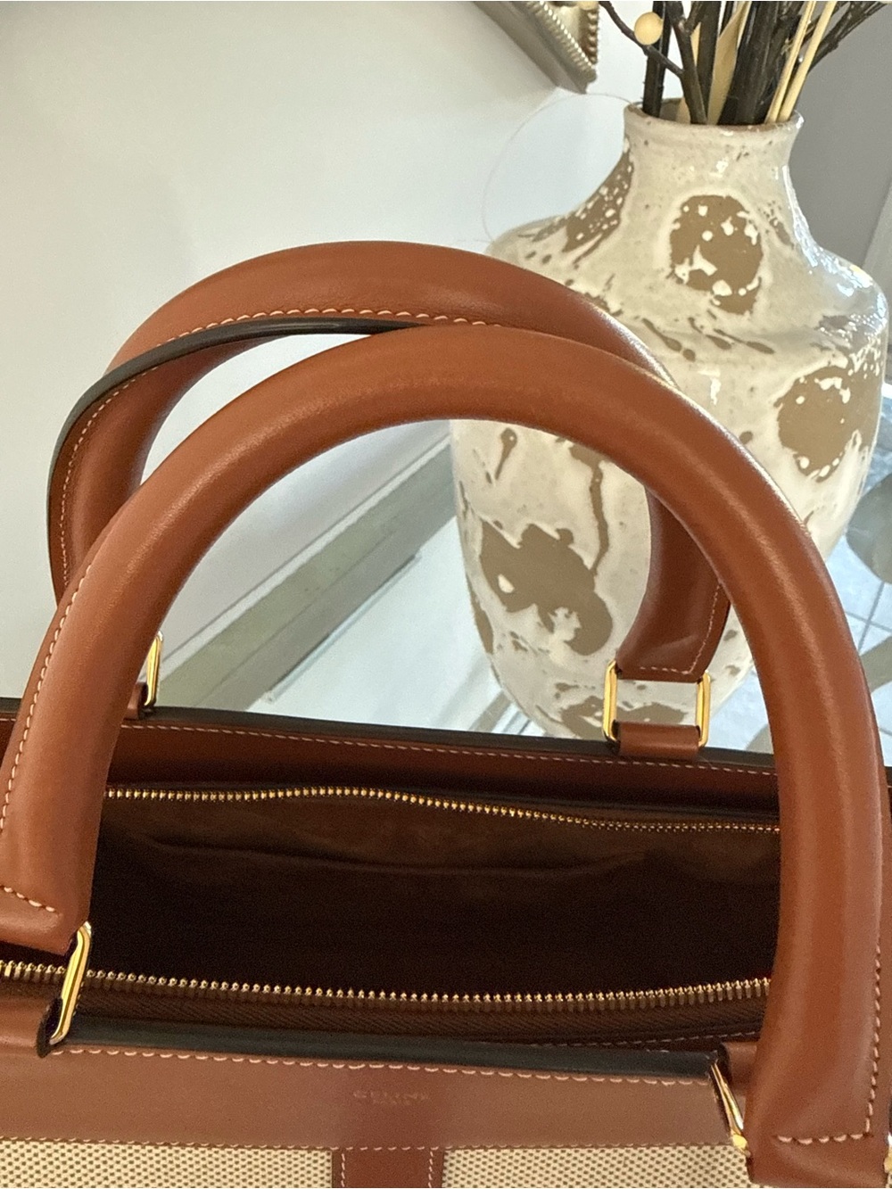 Celine Cabas de France Medium Tote Bag. - Picture 9 of 11
